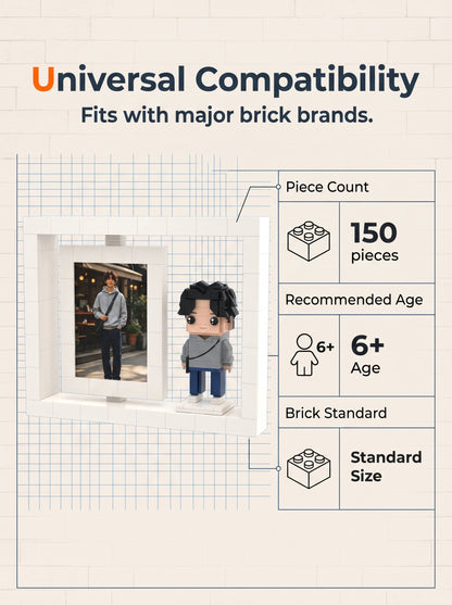 Custom Brick Figure - Single Person