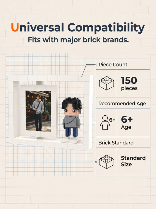 Custom Brick Figure - Single Person