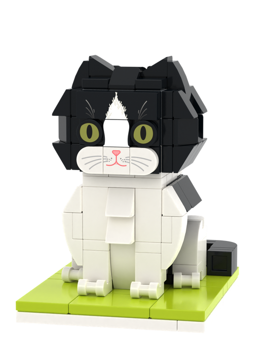 Custom Cat Brick Figure – Figure Only – Style B product example