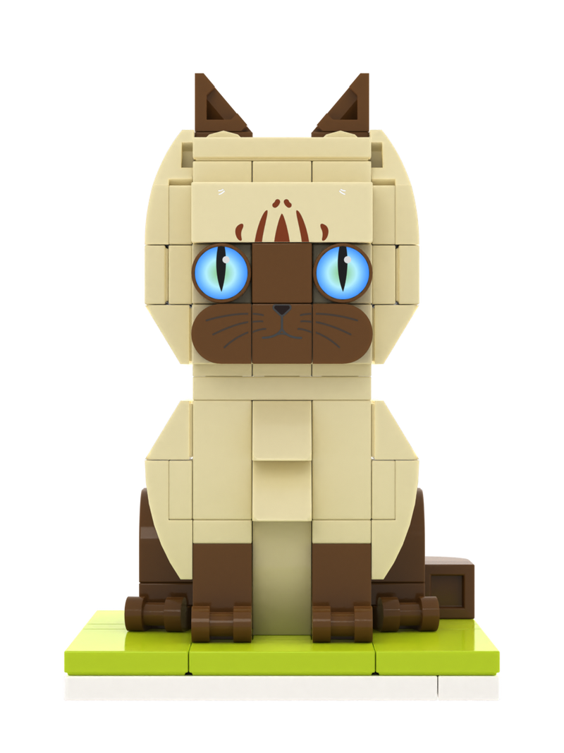 Custom Cat Brick Figure – Figure Only – Style A product example