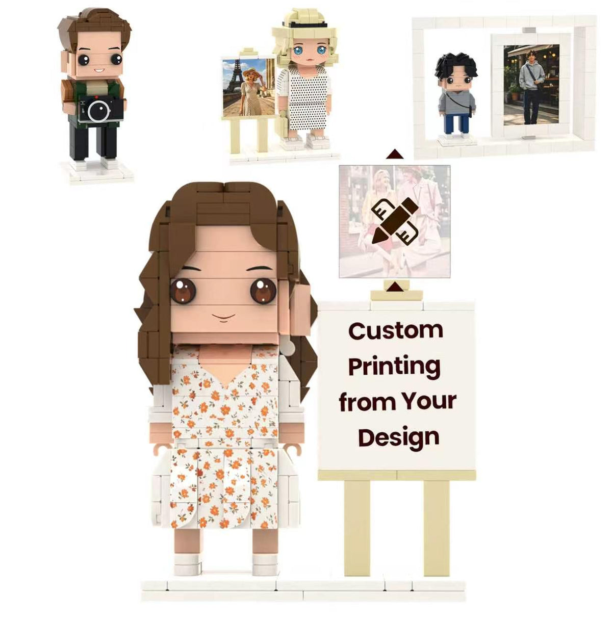 Custom Brick Figure - Single Person